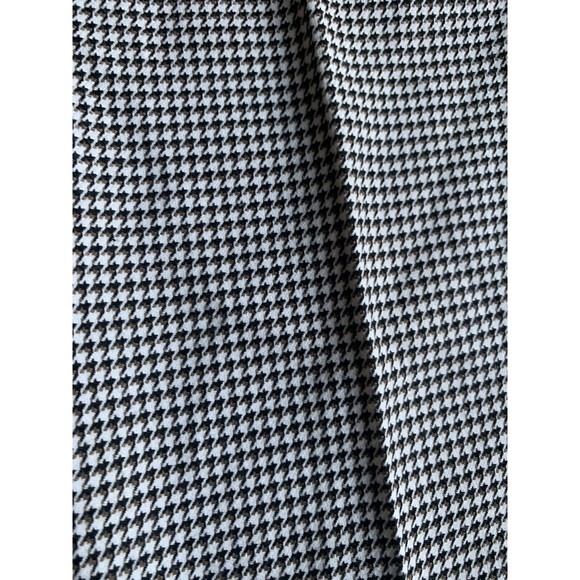 Zara Womens Dress Pants Trousers Black Houndstooth Career Pockets Medium Ankle - Picture 9 of 9